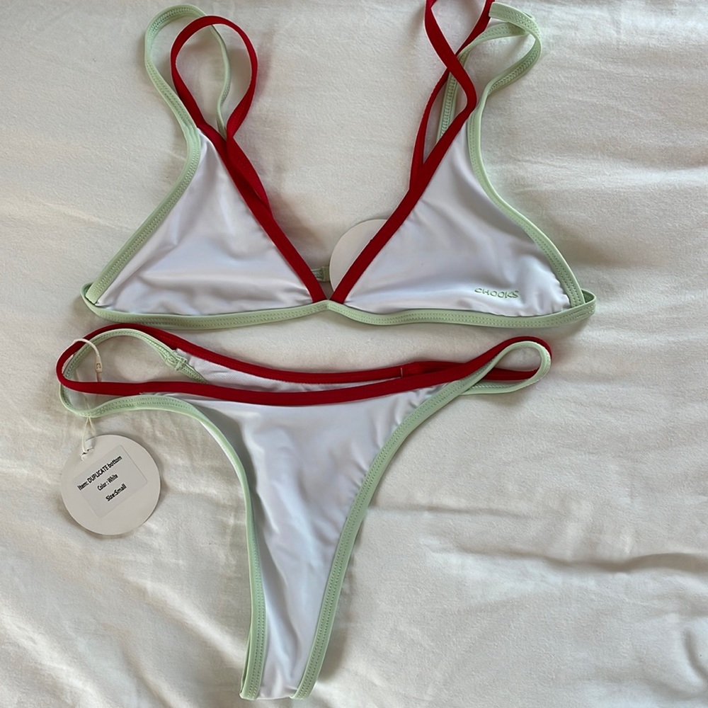 Boutine LA/ Chooks bikini top and bottom